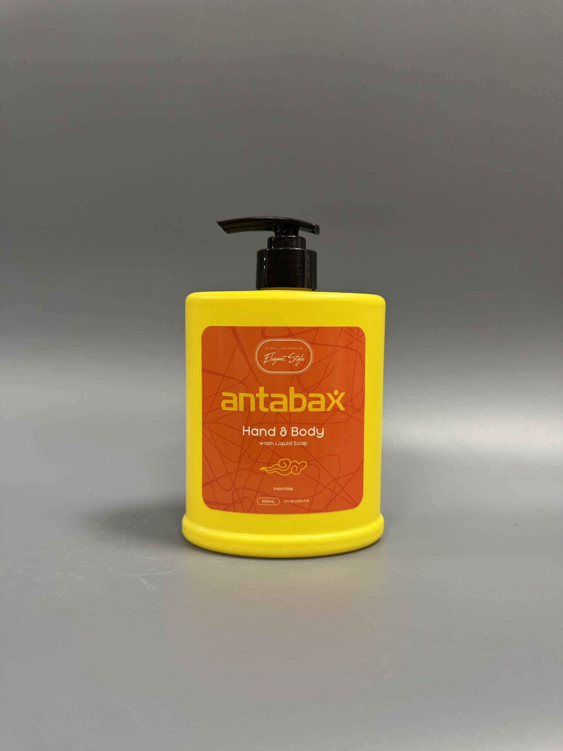 Мыло-Гель для рук и тела "ANTABAX" 500мл 24шт/кор Желтая бутылка