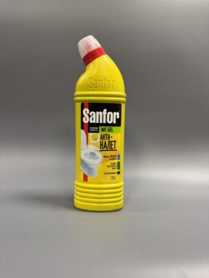 SANFOR WC GEL Анти-Налет 750мл лимонная свежесть