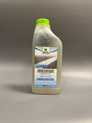 Ср-во д/очистки после ремонта (Конц., кислот., пенное) 1л.Clean Green