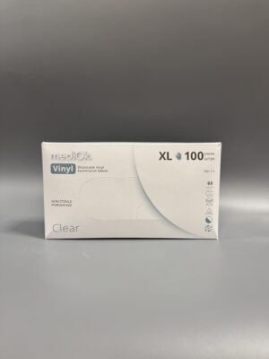 Перчатки виниловые (XL) б/цв 100 шт/уп /10